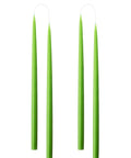 Konische Stabkerze in Pastel Green, 35 Zentimeter hoch