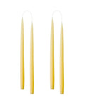 Konische Stabkerze in Pastel Yellow, 20 Zentimeter hoch