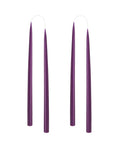 Konische Stabkerze in Violet, 20 Zentimeter hoch