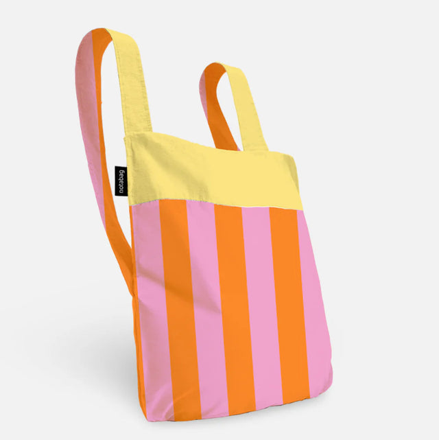 Notabag Original VANILLA STRIPES | Tragetasche und Rucksack für unterwegs