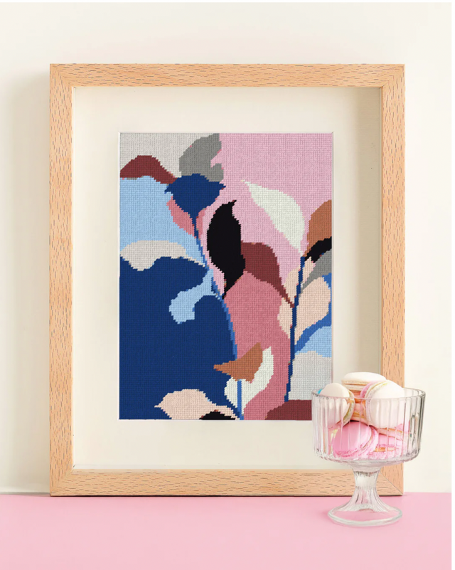 Cooles Stickbild-Set | „PINK FOLIAGE“ by Eloise Renouf