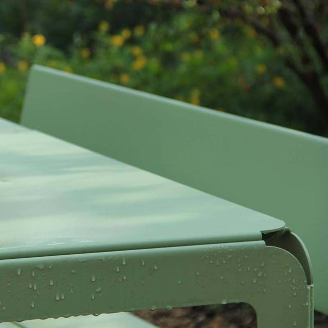 Bended Bench Backrest | Wetterfeste Alu-Gartenbank mit Lehne