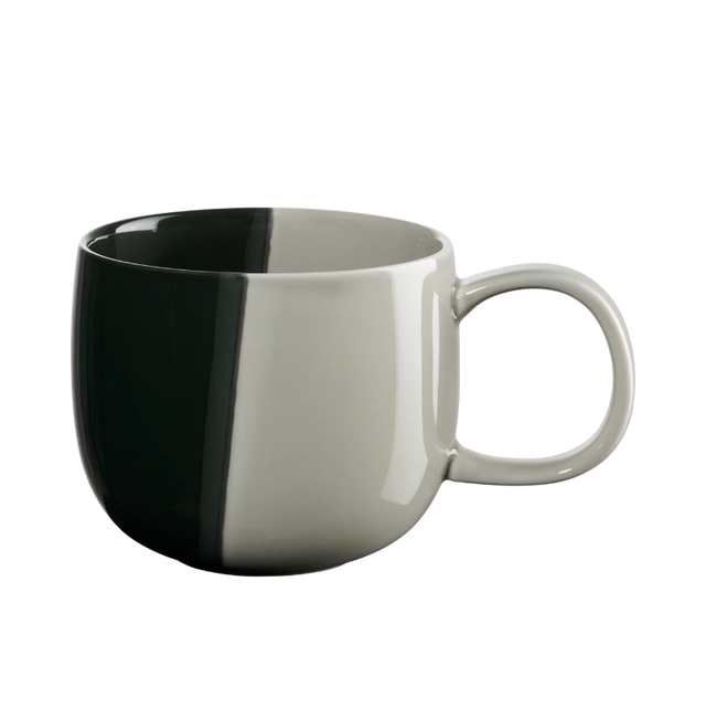 Große Tasse JOY - BLACK CURRANT SMOOTHIE | Schwarz-Weiß