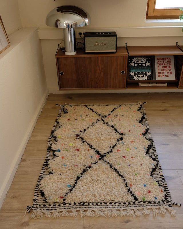 Beni Ourain "MINI DOTTIE" |  1 x 1,5 m