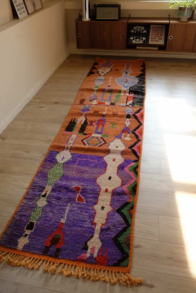 Vintage-Läufer "PATTERN" | 0,82 x 3,36 m