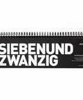 Tischkalender 2027 in Neonorange von FOX&POET