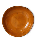Curry Bowl DAYBREAK von HKliving von oben, orange glasierte Innenfläche