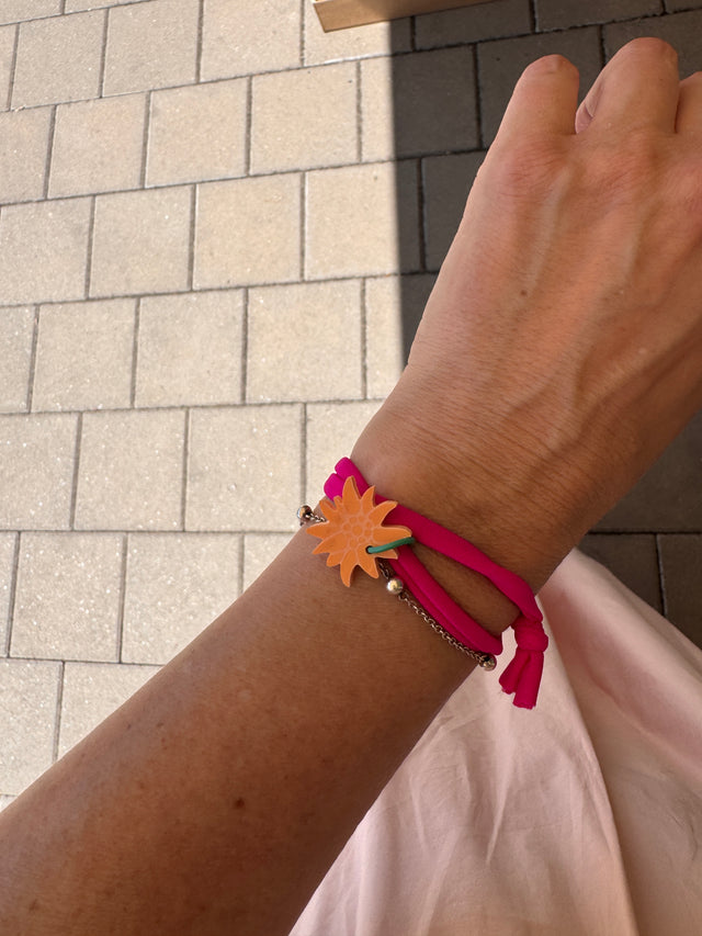 Krugbandl und/oder Armband mit Anhänger EDELWEISS