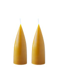 Konische Stumpenkerze 16 cm in Honiggelb