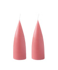 Konische Stumpenkerze 16 cm in Dark Old Rose