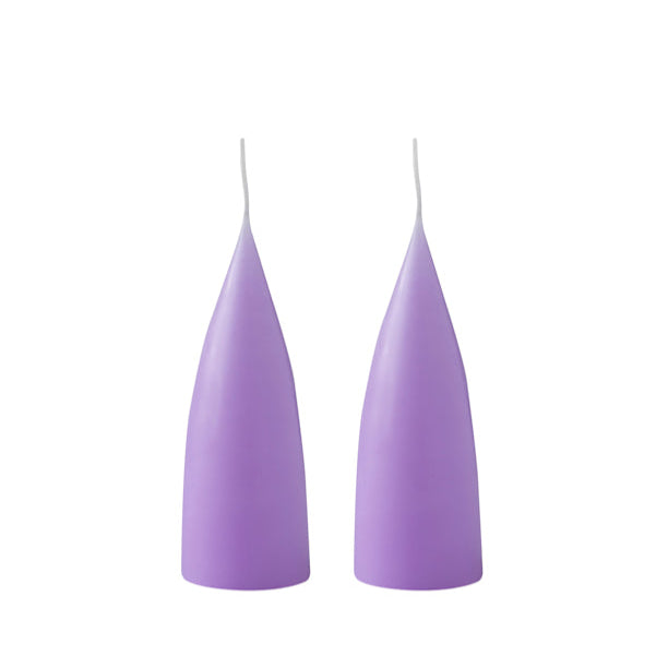 Konische Stumpenkerze in PASTEL PURPLE | 16 cm