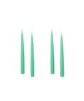Konische Stabkerze in Mint Green, 20 Zentimeter hoch