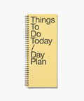 To-do-Block Things To Do in hellem Beige von Marjolein Delhaas, Cover mit schwarzer Schrift und Wire-O-Spirale
