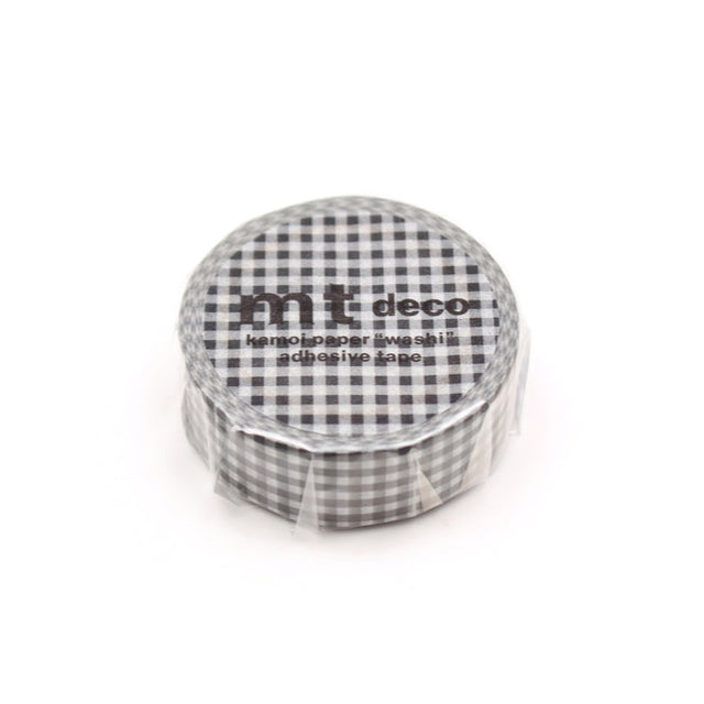 MT Masking Tape DELICATE CHECKERED BLACK