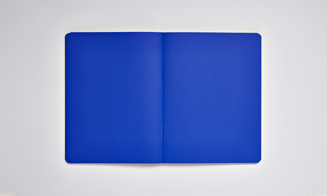 Notizbuch Not White  L „BLUE“ | Nuuna