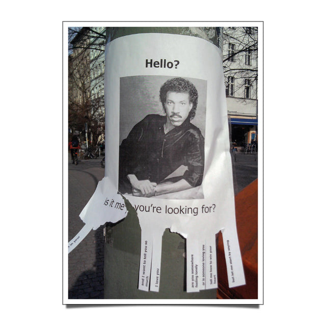 Postkarte "HELLO?" | notesofberlin