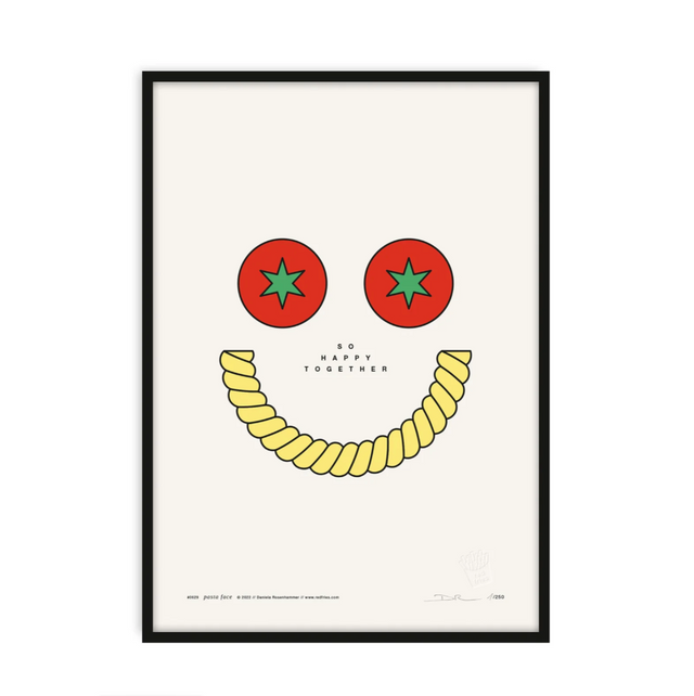 Kunstdruck "PASTA FACE" | A3