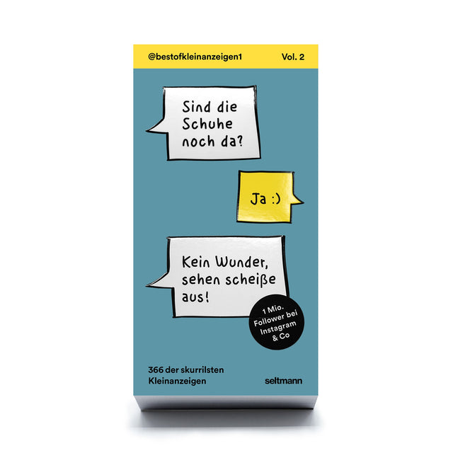 Best-of Kleinanzeigen Vol. 2, Abreißkalender von Marcel Rolf – Cover