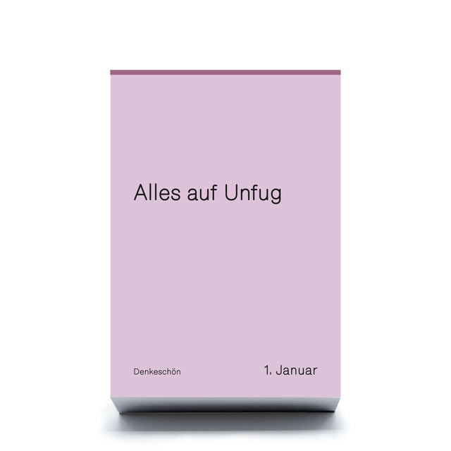 Denkeschön – Kalenderblatt mit Wortspiel