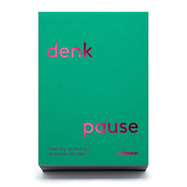Denkpause 2027, Abreißkalender von radioeins – Cover