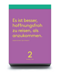 Denkpause 2027 – Kalenderblatt mit Zitat