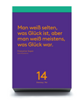 Denkpause 2027 – Kalenderblatt mit Zitat