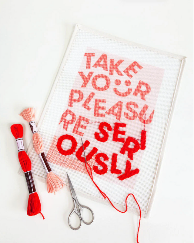 Cooles Stickbild-Set | „TAKE YOUR PLEASURE SERIOUSLY“ (Charles Eames)