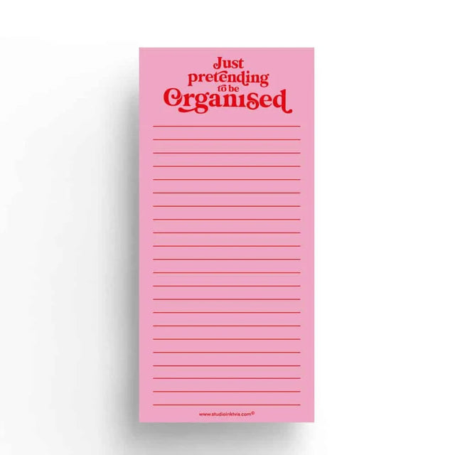 To Do Block "Just pretending to be organised" | Studio Inktvis