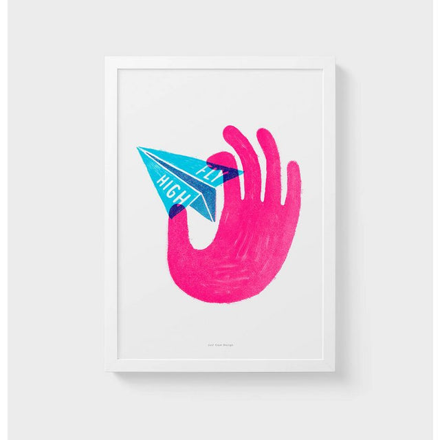 FLY HIGH | Kunstdruck-Poster A4