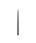 Konische Stabkerze in Forrest Green, 20 Zentimeter hoch