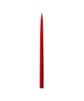 Konische Stabkerze in X-Mas Red, 20 Zentimeter hoch