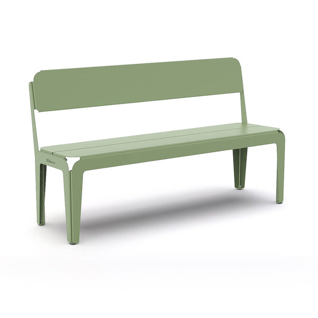 Bended Bench Backrest | Wetterfeste Alu-Gartenbank mit Lehne