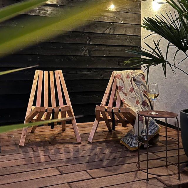 Fieldchair | Klappbarer Holzstuhl für den Garten