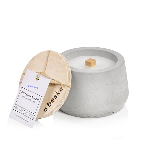 Rundes Beske-Betonfeuer STELLER | DM 14 cm, bauchig