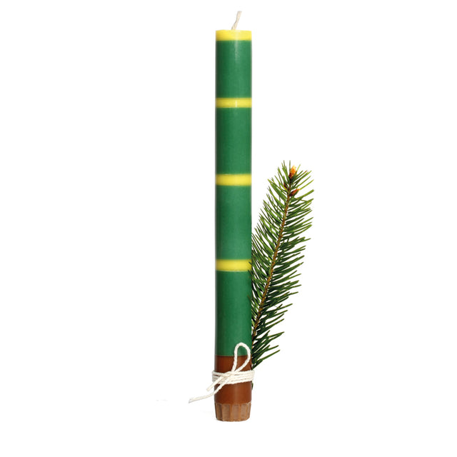 Tannenbaum | Handgegossene Weihnachtskerze aus Stearin