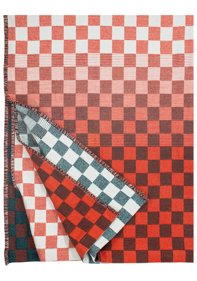 SHAKKI Merino-Baumwolldecke 130 x 180 cm | Lapuan Kankurit